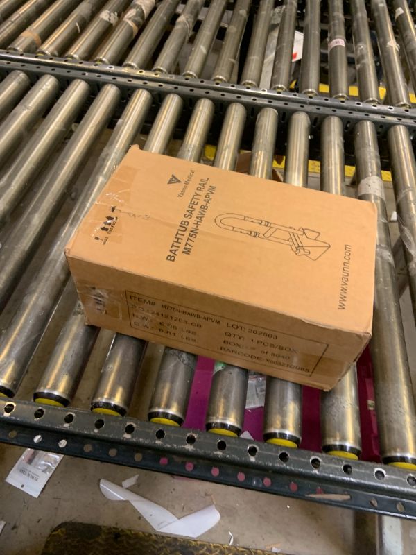 Photo 1 of Vaunn Medical Bathtub Handle Grab Bar and Safety Rails for Seniors, Height Adjustable Tub Handles