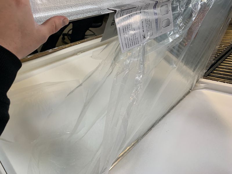 Photo 1 of ANDY STAR 30"x55" Large Bathroom Mirror, Chrome Scalloped Mirror for Wall, Full Length Wall Mirror with Unique Notched Corner Design, Hangs Vertically or Horizontally