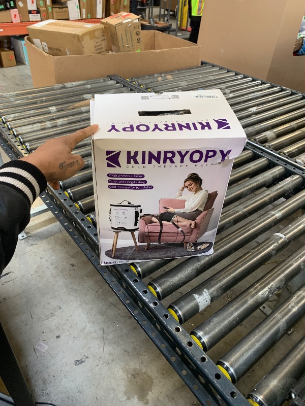 Photo 1 of Cold Therapy Machine with Programmable Timer, Portable Ice Machine for Knee After Surgery, Knee Replacement Recovery System, Cryotherapy Pain Relief w/Compression Pad