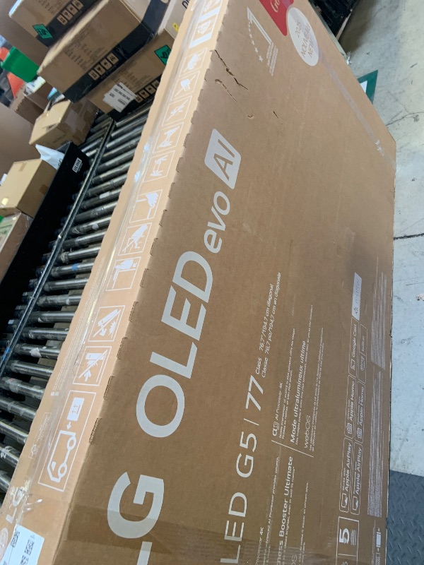 Photo 1 of LG 77-Inch Class OLED evo AI Super Upscaling 4K G5 Series Smart TV w/Dolby Atmos, Vision, HDR10, Filmmaker Mode, Wow Orchestra, Alexa Built-in (OLED77G5WUA, 2025)