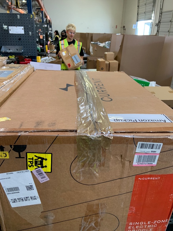 Photo 1 of Current® Model G Griddle, Smart Electric Outdoor Flat Top BBQ Grill with 200°F to 600°F Range for Searing & Roasting, Digital Precision, Apartment-Friendly & Weather-Resistant, Moon Dust