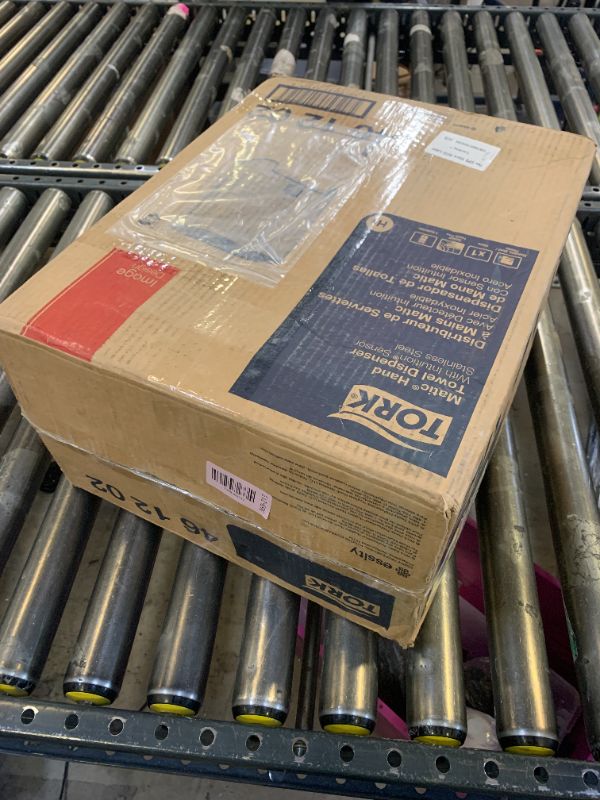 Photo 1 of Tork Matic Hand Towel Roll Dispenser with Intuition Sensor, Stainless Steel, Image, H1, One-at-a-Time Dispensing - 461202