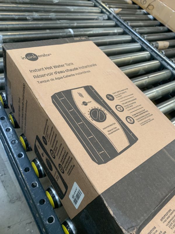 Photo 1 of InSinkErator Instant Hot Water Tank, 2/3 Gallon Stainless Steel Tank, HWT-00