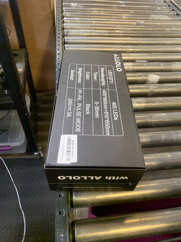 Photo 1 of ALLOLO Red Light Therapy for Body, 32.7"*15.7" Large Infrared Light Therapy with Timer, 405pcs 3-in-1 LEDs 660nm&850nm Red Light Therapy Mat for Back Belly Knee Shoulder Leg(with Storage Bag&Glasses)