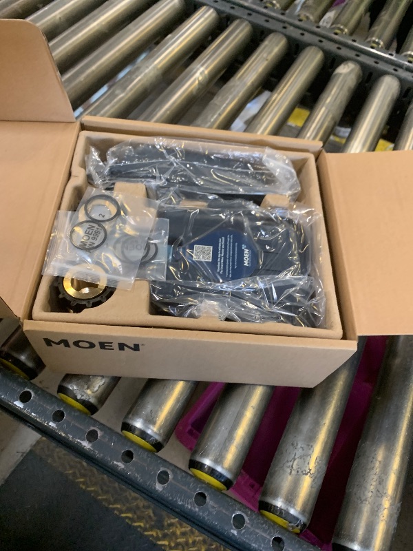 Photo 1 of Moen Flo Smart Water Monitor and Automatic Shutoff Sensor, Wi-Fi Connected Water Leak Detector for 1-Inch Diameter Pipe, 900-006