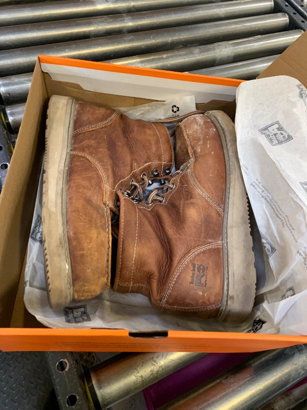 Photo 1 of Timberland PRO Men's Barstow 6 Inch Alloy Safety Toe Industrial Wedge Work Boot, Brown-2024 NEW, 10M