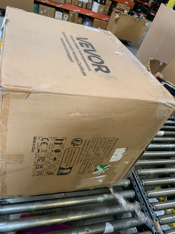 Photo 1 of VEVOR Portable Diesel Tank, 58 Gallon Capacity & 10 GPM Flow Rate, Portable Fuel Tank with 12V Electric Transfer Pump and 13.1ft Rubber Hose, PE Diesel Transfer Tank for Easy Fuel Transportation Black