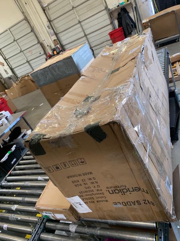 Photo 1 of Meridian Furniture 892Saddle Athena Collection Modern | Contemporary Velvet Upholstered Bench with Soft Saddle Colored Velvet, 66.5" W x 21" D x 27" H, Saddle