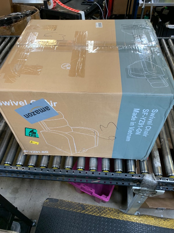 Photo 1 of DUMOS 360°Swivel Nursery Chair, Comfy Chair for Bedroom, Rocking Chair with Thickened Seat Cushion, High Back Sofa Chairs for Living Room, Nursery Room and Reading Room, Beige