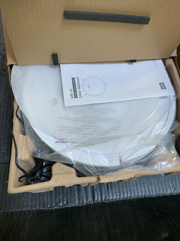 Photo 1 of ILIFE V2 Robot Vacuum Cleaner, Tangle-Free Suction, 120 Mins Runtime, Slim, Self-Charging Robotic Vacuum Cleaner, Ideal for Pet Hair and Hard Floors