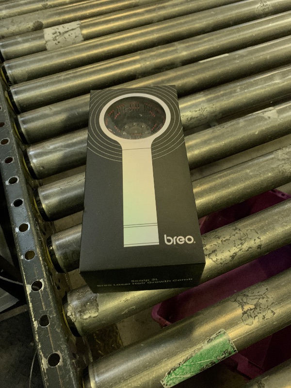Photo 1 of Breo Scalp 3L Laser Hair Growth Comb with 650nm Infrared Technology, 360° Scalp Massager, Waterproof Design, Effective Scalp Stimulation and Hair Regrowth