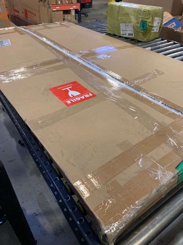 Photo 1 of Beauty4U 79" x 39" Large Full Length Mirror with Stand, Metal Frame Gold Wall Mounting Full Body Tempered Mirror for Living Room, Bedroom