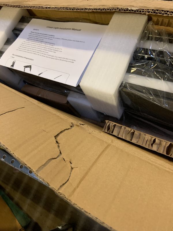 Photo 1 of 8FT LED Linear Light,100/90/80/70/60W Up and Down Light, 3000/4000/5000K CCT,Commercial And Residential Linear Lights Fixture for Office,Pendant Lights for Home,Shop,Garage,Basement,School-4Pack