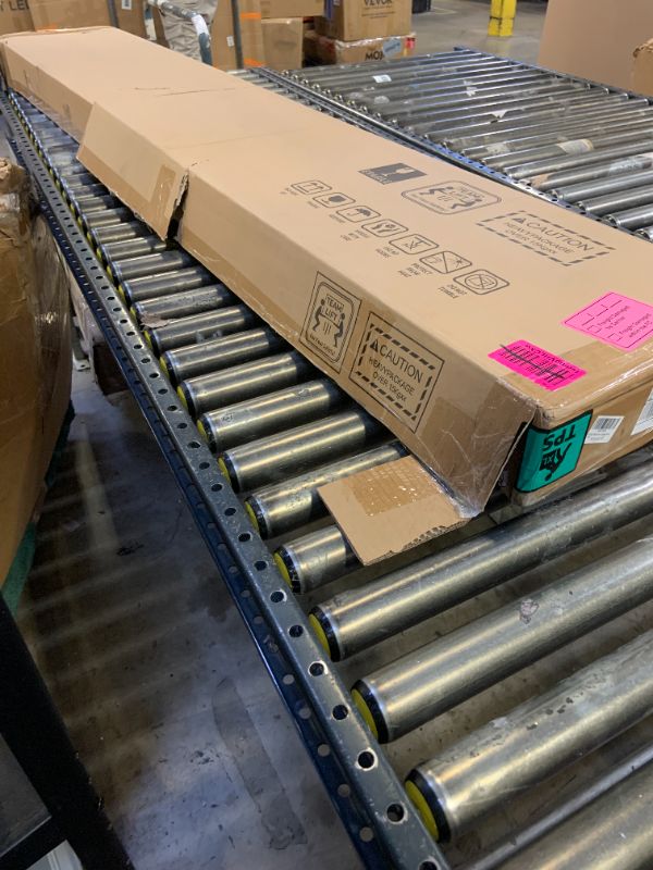 Photo 1 of ROYMELO 38x80 Inch Glass Sliding Barn Door Slab and 6.6ft Hardware Kit Included, 5 Frosted Glass, LVL Wood Panel Covered with White Water-Proof Scratch-Proof PVC Surface, Simple DIY Assembly