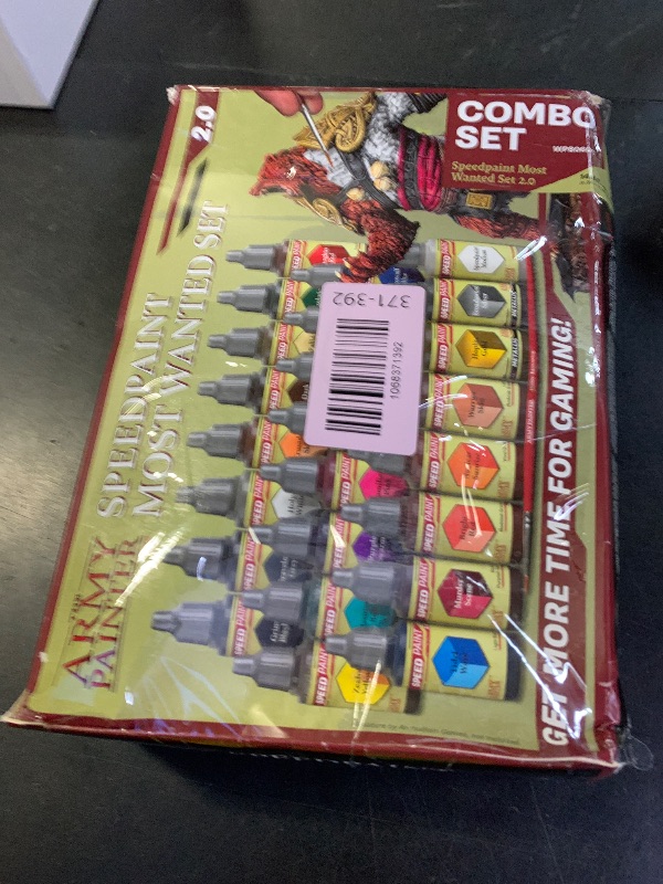 Photo 1 of The Army Painter Speedpaint 2.0 Most Wanted Paint Set Combo, Acrylic Contrast Paint Set with 24 Dropper Bottles of 18ml and 2 brushes, For Miniature Painting