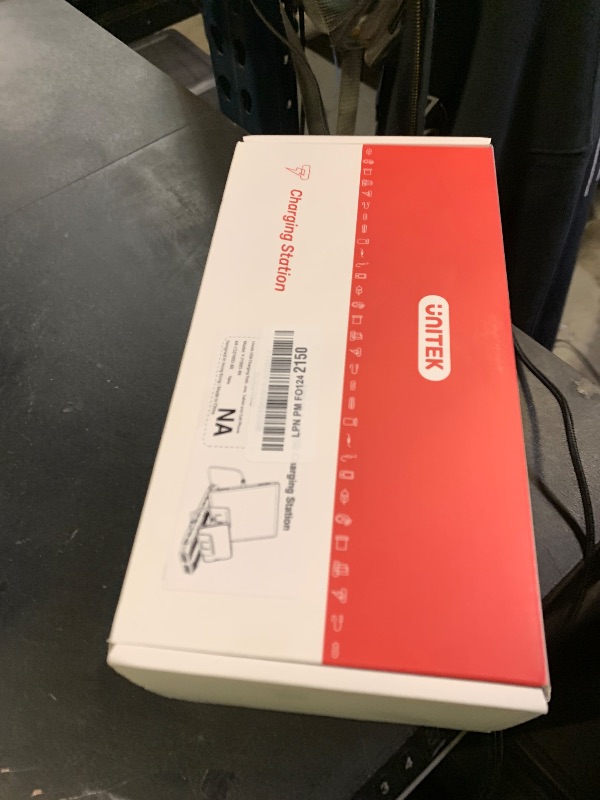 Photo 1 of Unitek USB Charging Station, 10 USB Fast Ports Charge Docking Station and Adjustable Dividers, Multi Device Charger Organizer Compatible with iPad, iPhone, Tablet and Cell Phone