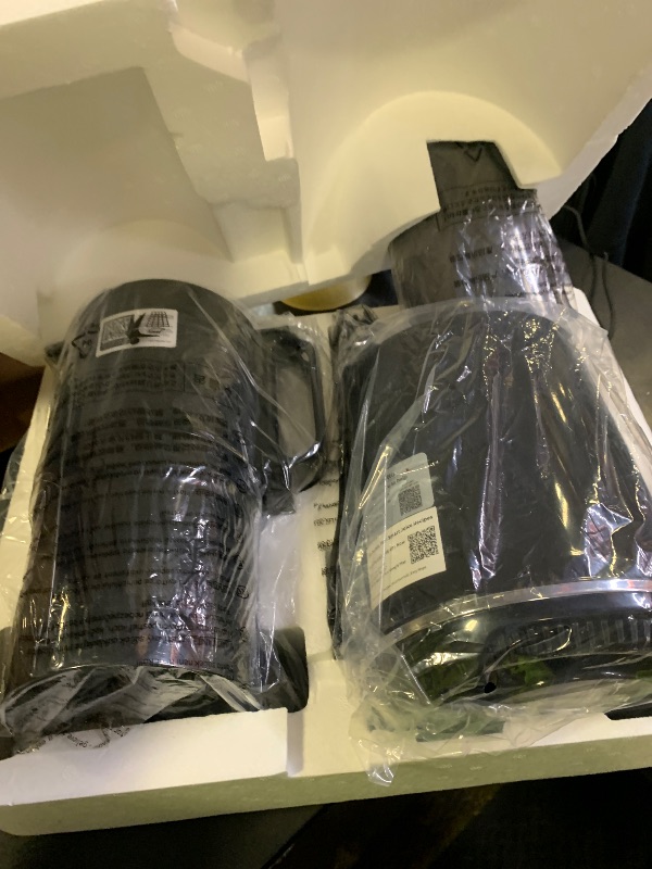 Photo 1 of Aeitto Cold Press Juicer, 5.3" Extra Large Feed Chute, Masticating Juicer Machines, Fit Whole Vegetables & Fruits, Professional Juice Maker,Self Feeding, High Juice Yield, Easy to Clean 