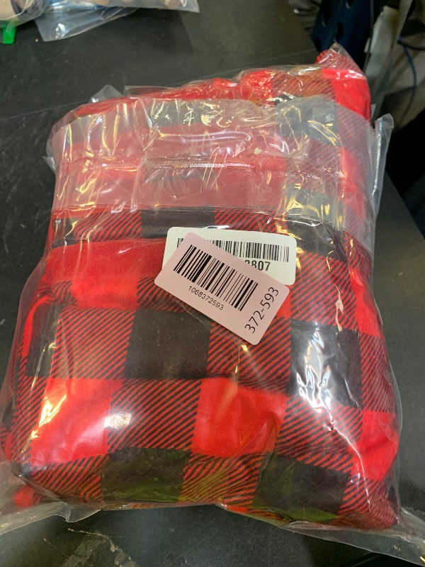 Photo 1 of Geyecete Dog Drying Coat - Dog Bathrobe Towel - Microfibre Fast Drying Super Absorbent Pet Cat Bath Robe Towel, Luxuriously Soft - Red Black Grid - XXXL