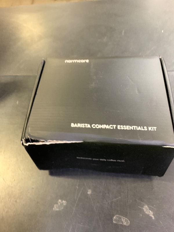 Photo 1 of Normcore 58.5mm 7-in-1 Barista Kit: Coffee Tamper, Distributor Tool, WDT with Stand, Dosing funnel, Puck Screen Set, Compact Tamping Mat, Portafilter Stand, Barista Essentials Kit for 58mm baskets