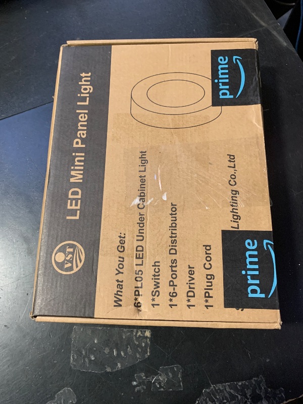 Photo 1 of VST Under Cabinet Lights CCT 3000K-6000K, Puck Lights Color Temperature and Brightness Adjustable with Touch Switch and ETL Listed Led Driver, Plug in Led Light for Kitchen Under Cabinet Wardrobe