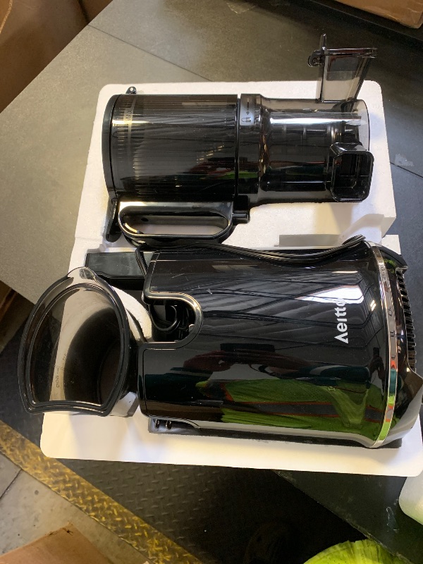 Photo 1 of Cold Press Juicer, 5.8" Extra Large Wide Mouth, Aeitto Slow Juicer Machines, High Juice Yield, Fit Whole Vegetables & Fruits, Professional Juice Extractor Machine,Self Feeding, Easy to Clean