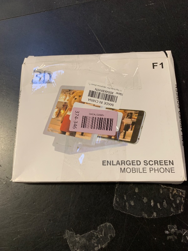 Photo 1 of Screen Phone Magnifier, Screen Magnifier for Cell Phone, 3D HD Foldable Design Screen Magnifier Version for Movies, Videos and Gaming, Portable with All Smartphones (Black, 10-Inch)