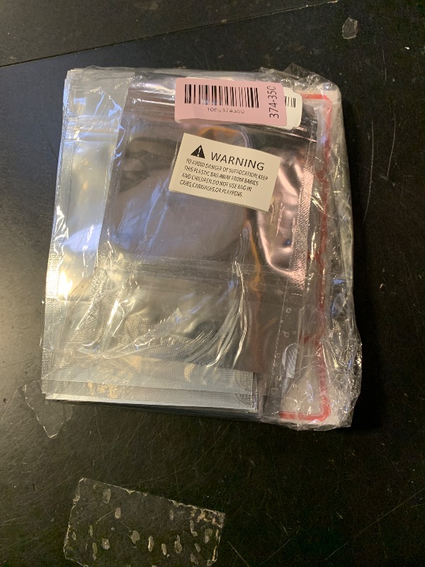 Photo 1 of 100 PACK 4x6 Mylar Bags for Food Storage Resealable Stand Up Bags for Small Business Packaging Supplies Clear Foil Food Storage Packaging Bag