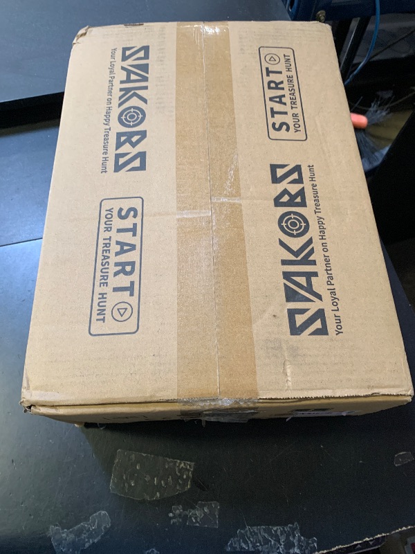 Photo 1 of SAKOBS Metal Detector for Adults Professional – Higher Accuracy 9 Types of Metal Target Detection, 11" Waterproof Double-D Coil, New Upgraded DSP Chip and LCD Display ?12.8" Detection Depth?