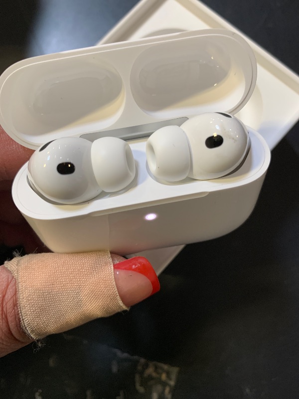 Photo 1 of Apple AirPods Pro 3 Wireless Earbuds, Active Noise Cancellation, Live Translation, Heart Rate Sensing, Hearing Aid Feature, Bluetooth Headphones, Spatial Audio, High-Fidelity Sound, USB-C Charging