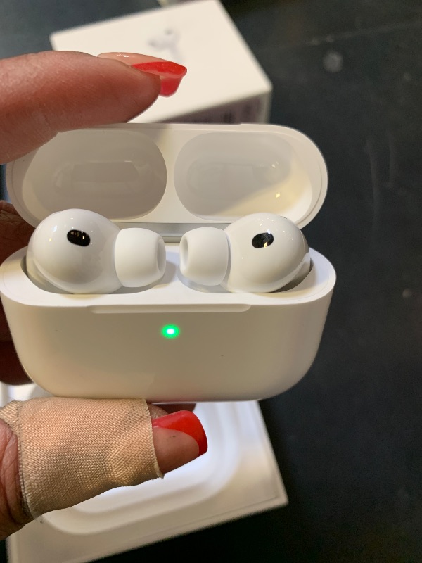 Photo 1 of Apple AirPods Pro 3 Wireless Earbuds, Active Noise Cancellation, Live Translation, Heart Rate Sensing, Hearing Aid Feature, Bluetooth Headphones, Spatial Audio, High-Fidelity Sound, USB-C Charging