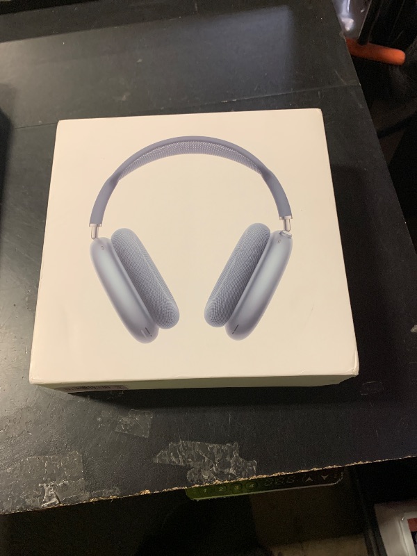 Photo 1 of Apple AirPods Max Wireless Over-Ear Headphones, Pro-Level Active Noise Cancellation, Transparency Mode, Personalized Spatial Audio, USB-C Charging, Bluetooth Headphones for iPhone - Blue