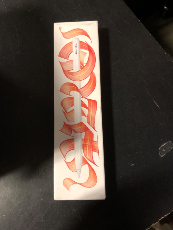 Photo 1 of *********READ CLERK NOTES*********
Apple Pencil Pro: Latest Model - Device Compatibility Check Required - Pixel-Perfect Precision, Tilt and Pressure Sensitivity, Ideal for Note-Taking, Drawing, and Art. Charges and Pairs Magnetically