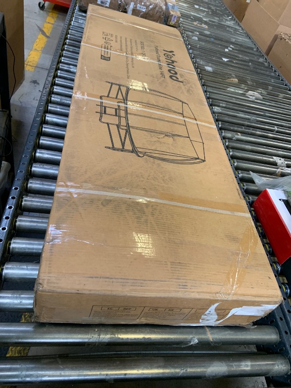 Photo 1 of *SEE CLERK NOTES* Yohood trampoline 14ft. SELLING PARTS ONLY, MISSING 1 OF 2 BOX