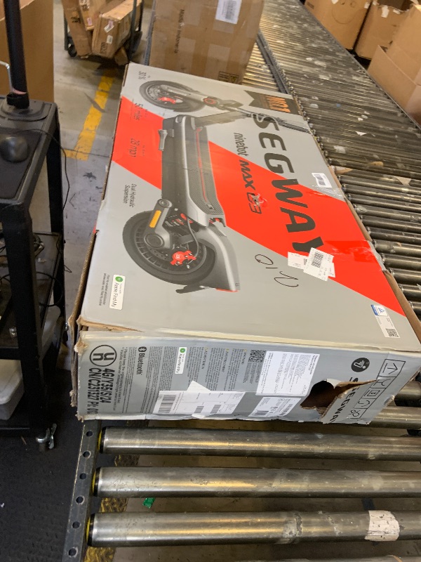 Photo 1 of Segway Ninebot Max G3 Electric Scooter, 28 mph Top Speed w/ 50 Miles Max Range, 2000W Peak Motor, Dual Hydraulic Suspension, Fast Charging Scooter for Adults and Teens, UL-2272 2271 Certified