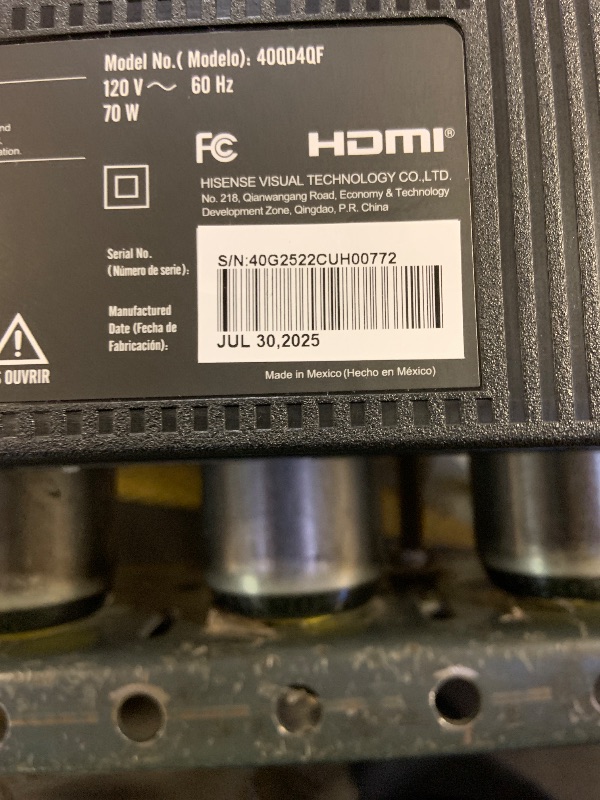 Photo 1 of Hisense 40-Inch Class QD4 Series Hi-QLED FHD Smart Fire TV (40QD4QF, 2025 Model) - Quantum Dot Color, DTS Virtual: X, Alexa Built in, Slim Bezel Design