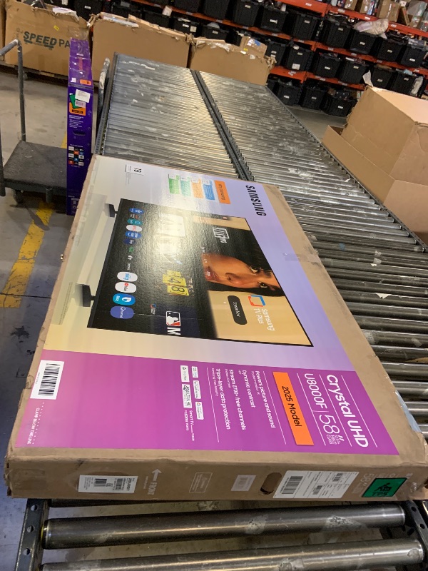 Photo 1 of Samsung 58-Inch Class Crystal UHD U8000F 4K Smart TV (2025 Model) Endless Free Content, Crystal Processor 4K, MetalStream Design, Knox Security, Alexa Built-in