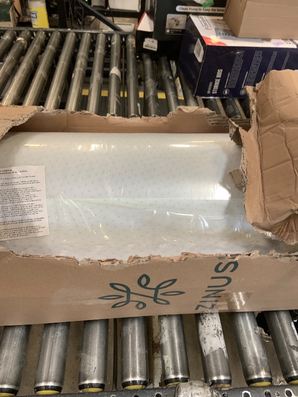 Photo 1 of Zinus 12 Inch Queen Green Tea Memory Foam Mattress [New Version], Fiberglass Free, Medium Firm Feel, Zoned Pressure Relief, Certified Safe Foams & Fabric, Mattress in A Box