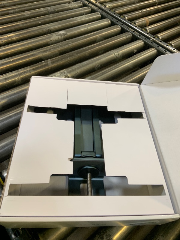 Photo 1 of nediea Laptop Mount for Desk, Tablet Arm Mount with 360° Rotating, Aluminum Laptop Tray Adjustable, Foldable Computer Stand/Holder, Fit for 11-17 Inch Laptops (Grayish Green)