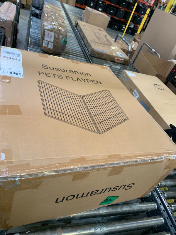 Photo 1 of Dog Playpen,32 in(H) 21 Panels 3 Gate Pet Fence