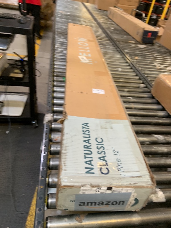 Photo 1 of Mellow Naturalista Classic - 12 Inch Solid Wood Platform Bed with Wooden Slats, No Box Spring Needed, Easy Assembly, Queen, Pine