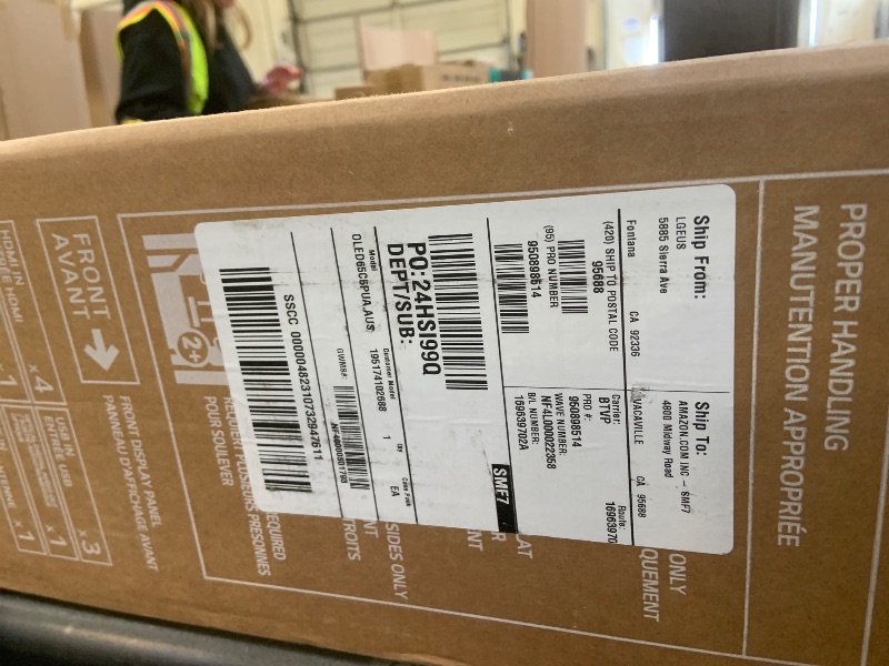 Photo 1 of LG 65-Inch Class OLED evo AI 4K C5 Series Smart TV w/Dolby Atmos, Dolby Vision, HDR10, AI Super Upscaling 4K, Filmmaker Mode, Wow Orchestra, Alexa Built-in (OLED65C5PUA, 2025)