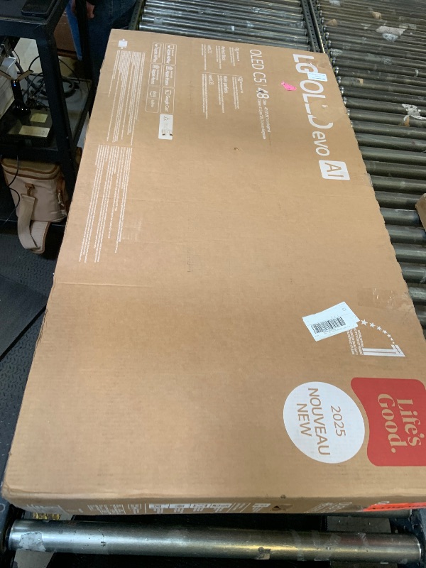 Photo 1 of LG 48-Inch Class OLED evo AI 4K C5 Series Smart TV w/Dolby Atmos, Dolby Vision, HDR10, AI Super Upscaling 4K, Filmmaker Mode, Wow Orchestra, Alexa Built-in (OLED48C5PUA, 2025)