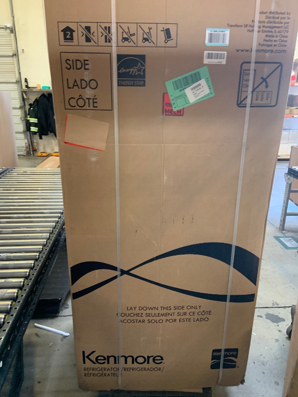 Photo 1 of Kenmore 30" Top Mount Refrigerator with Freezer - Adjustable Shelving, Humidity-Controlled Crispers, LED Lighting, ENERGY STAR Certified, Garage Ready, 20.2 cu. ft. Capacity - Black