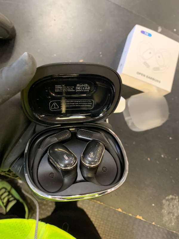 Photo 1 of TRAUSI Open Ear 50H Playtime Bluetooth Stereo Earphones with Noise Cancelling for Sports