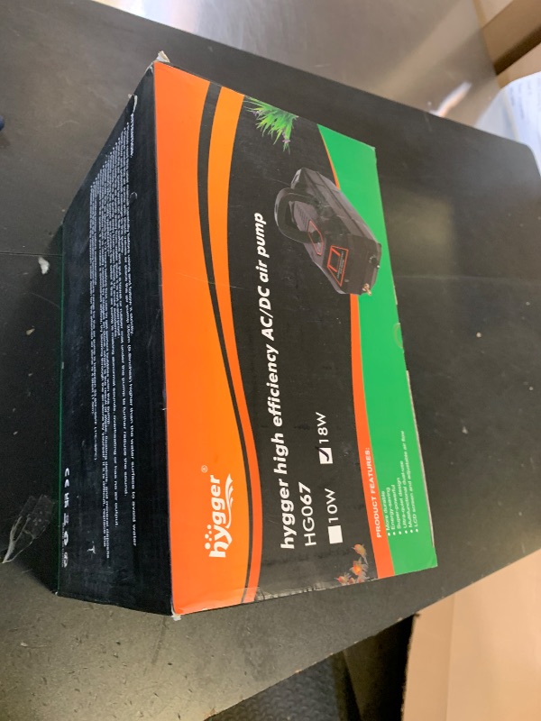 Photo 1 of hygger Rechargeable Aquarium Pond Air Pump, Powerful Quiet Commercial Tank Air Pump with Hose Air Stone Check Valve Adjustable Flow 6-outlets Diverter Valve for Fishing Yacht/Power Outages/Hydroponic