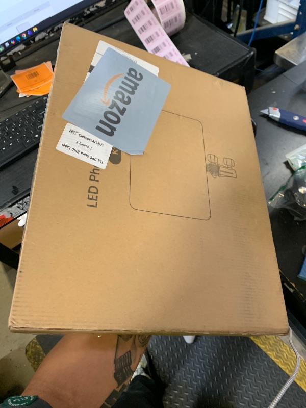 Photo 1 of 1-Pack LED Video Lighting Kit, Anautin 15W/1700Lux Photography Lighting with Tripod Stand, 2500-8500K Dimmable Streaming Light for Video Recording, Gaming, Podcast, Barber, Salon, TikTok, YouTube