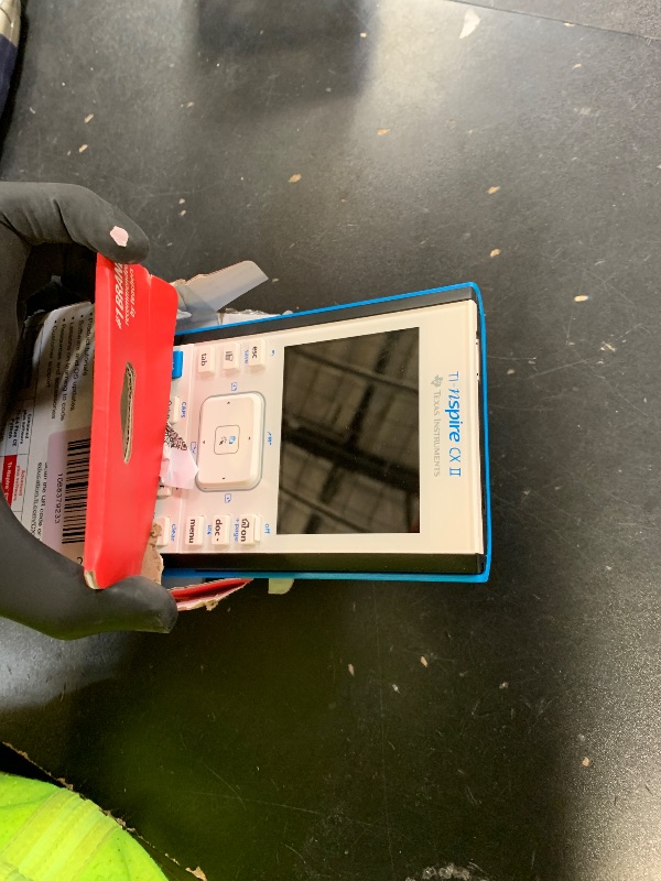 Photo 1 of **INCOMPLETE** Texas Instruments TI-Nspire CX II Color Graphing Calculator with Student Software (PC/Mac) White 3.54 x 7.48