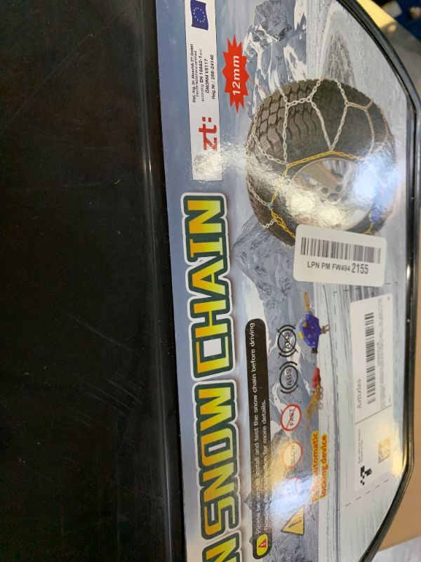 Photo 1 of Auto Tightening Snow Chains Tire Chains For Cars Suv Pickup Trucks - Auto Tightening 1 Min Quick Fit AND Easy Installation, Reusable Universal Emergency Traction Snow Chains - Set of 2?HKN130?
