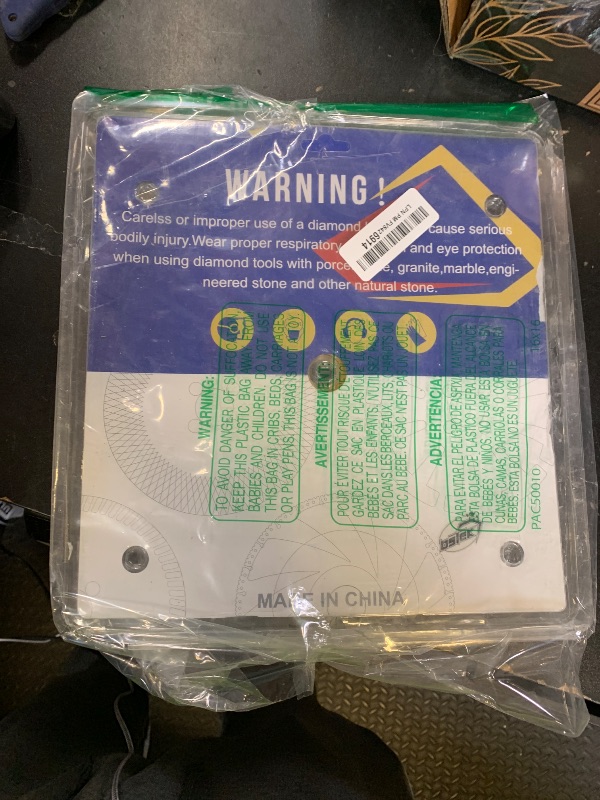 Photo 1 of 10 Inch Super Thin Wet Diamond Porcelain Saw Blade Tile Blade for Dry or Wet Cutting Porcelain Tiles Granite Marbles……