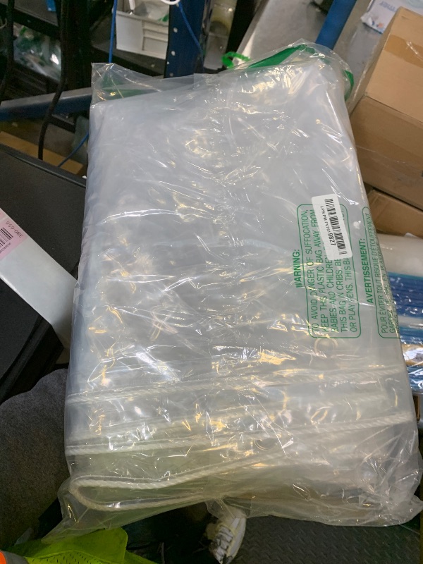 Photo 1 of Clear Tarp 13X20 FT with Grommets and Tying Rope,Clear Tarps 14Mil Thick Heavy Duty PVC Vinyl Waterproof,Protects Against Water,Tear,Cold Weather Resistant for Patio,Camping,Greenhouse Outdoor,Porch